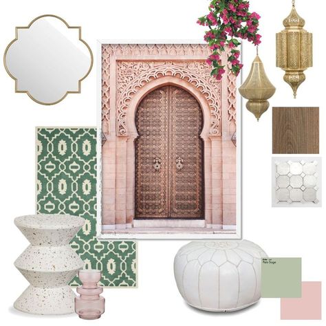 Moroccan Mood Board, Boutique Clothing Store Design, Arabic Living Room, Arabic Interior Design, Muslim Prayer Room Ideas, Moroccan Restaurant, Moroccan Style Interior, Interior Design Dining, Moroccan Theme