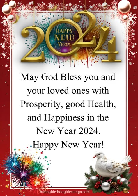 60+ Happy New Year 2024 wishes, Images & Quotes New Year New Blessings Quotes, New Year Eve Blessings Quotes, Happy New Year’s Eve Wishes, God Bless New Year, Happy New Year 2024 To All, Happy New Year Eve Wishes, New Year’s Wishes Quotes, Happy New Year 2024 Wishes Images, New Years Blessings 2024