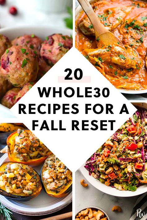 Fall Reset, Paleo Menu, Instant Pot Cookbook, Healthy Paleo Recipes, Fall Recipes Healthy, Fall Dinner Recipes, Whole30 Recipes, Healthy Fall, Recipe 30