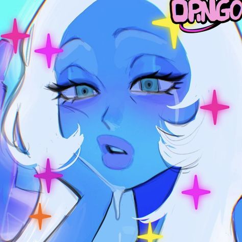 Blue Diamond Steven Universe, Draw Music, Painting Fashion, Drawing Photography, Instagram Painting, Photography Artwork, The Way I Feel, Swag Art, Beautiful Illustration