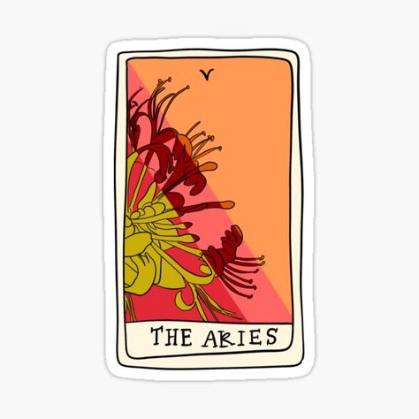 "Aries Tarot Card" Sticker for Sale by notastranger Aries Tarot Card, Aries Tarot, Tarot Card, Tarot Cards, Sticker Design, Greeting Card, Vinyl Sticker, Greeting Cards, For Sale