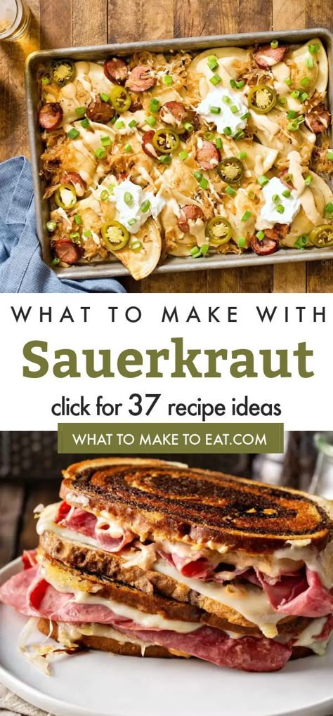 Things To Do With Sauerkraut, Recipe Using Sauerkraut, Saurkraut Recipes Using, Meals With Sourkrout, What To Make With Sauerkraut, Recipes That Use Sauerkraut, Uses For Sauerkraut, Ground Beef And Sauerkraut Recipes, Sauerkraut Dinner Recipes