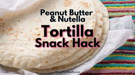 New post from AltogetherMostly.com. Hope you enjoy this one! Let me know what you think. Need a fast and yummy snack idea? It is a Nutella and peanut butter tortilla snack hack and this is the recipe. The post Make this Nutella and peanut butter tortilla snack hack appeared first on Altogether Mostly. Fast Snack, Snack Hacks, Peanut Butter Nutella, Pinwheel Recipes, Flour Tortillas, Easy Snacks, Yummy Snacks, Nutella, Jam