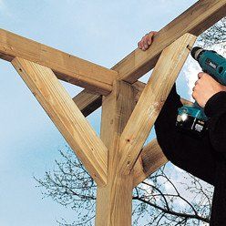 Construction Garage, Carport Kits, Pergola Diy, Cedar Pergola, Cheap Pergola, Patio Pergola, Building A Pergola, Pergola Attached To House, Pergola Design