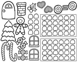 Build-a-Gingerbread House Activity: Paper Bag Craft Paper Bag Gingerbread House Template, Gingerbread House Paper Bags, Gingerbread House Craft Kindergarten, Gingerbread House Crafts Preschool, Gingerbread House Printable Template, Construction Paper Gingerbread House, Ginger Bread House Paper Craft, Paper Bag Gingerbread House Craft, Gingerbread House Activity