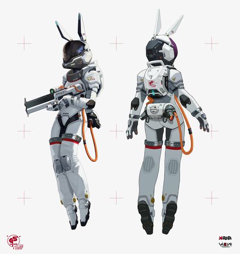 ArtStation - Close Encounters of the Third Kind, M Katsura Space Suits, Space Character, Cyberpunk Fashion, Close Encounters, Futuristic Art, Space Suit, Robot Design, Robot Art, Robots Concept