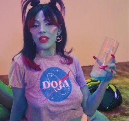 Planet Her, Nasa Shirt, Cat Icon, Cat Costumes, Cat Aesthetic, Doja Cat, Cat Clothes, Halloween Outfits, Rappers