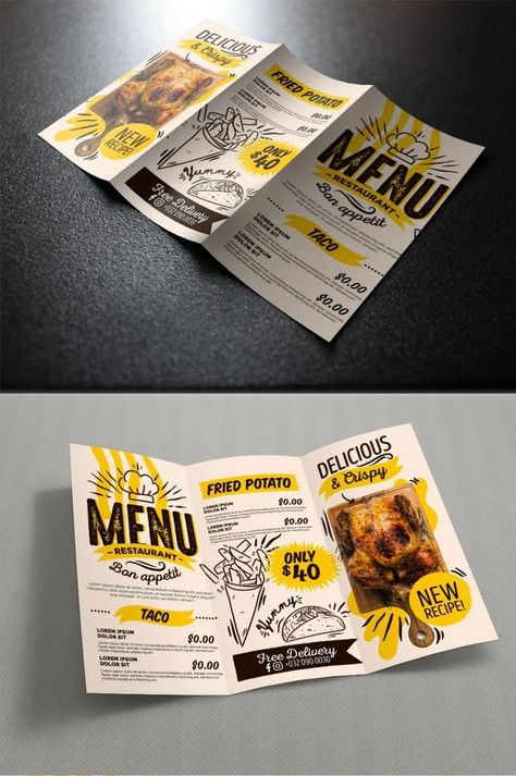 Food Brochure Design, Digital Magazine Design, Food Brochure, Vanellope Y Ralph, Brochure Food, Menu Design Inspiration, Brochure Design Layouts, Packaging Illustration, Coffee Shop Branding