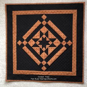 Heartspun Quilts ~ Pam Buda: October Treat ~ Quilt Archaeology Reveal! Pam Buda Quilts, October Treats, Brown Quilts, Medallion Quilts, Quilts Blocks, Pam Buda, Kim Diehl, Quilt Pattern Download, Fall Sewing