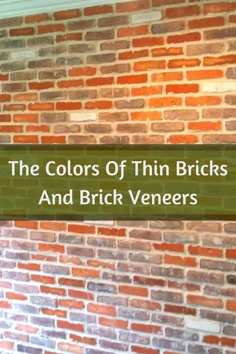 We would like to show you some brick veneer colors that you might consider for your next brick siding project. #mortonstones #brickwall #rustic #decor  #interior  #brickveneer #accentwall #home #colorbricks #thinbrick #renovation #homeimprovement #whitewashed #redbrickveneer Interior Brick Walls, Brick Veneer Wall, Car Cleaner Interior, Interior Wall Sconces, Interior Brick, Brick Interior Wall, Brick Siding, Brick Backsplash, Brick Veneer