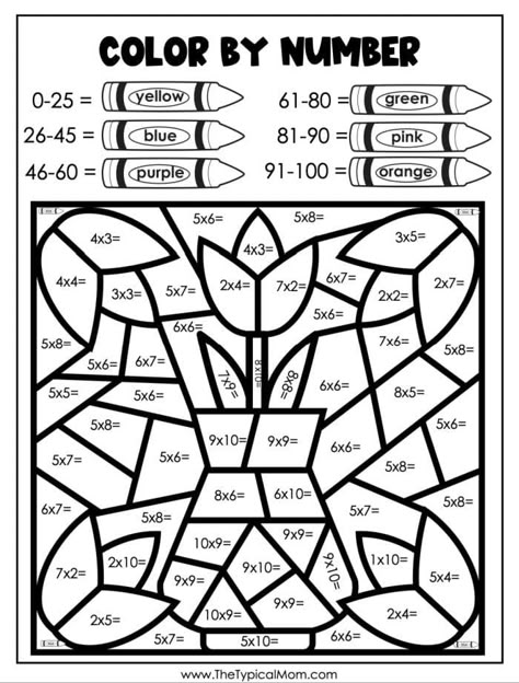 If it's Spring you may be looking for free color by number flowers sheets. We have a few of them with addition and multiplication problems. #colorbynumber #flowerprintables Multiplication Color By Number Free Worksheets, Colour By Multiplication, Color By Multiplication Worksheet, Multiplication Colouring Sheets, Math Coloring Page, Spring Math Activities 3rd Grade, Color By Multiplication Free, Math Coloring Worksheets Multiplication, Easter Color By Number Free Printables