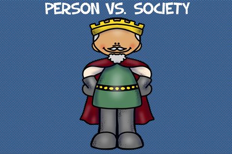 Person vs. Society Conflict in Literature Man Vs Society, Conflict In Literature, Chocolate Fever, Toy Story Andy, Wrong Time, Teaching Aids, Man Vs, Adventures In Wonderland, Book List