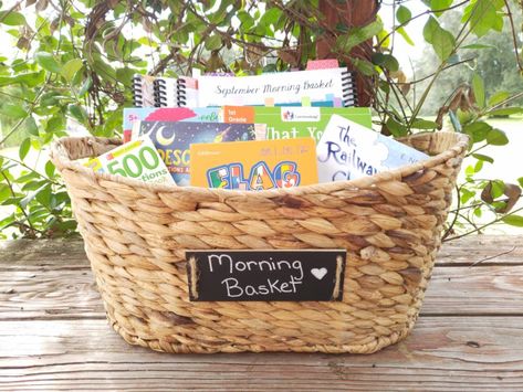 September Morning Basket, Waldock Way, First Grade Themes, Morning Baskets, Autumn Poems, September Morning, Morning Basket, Homeschool Hacks, Music Appreciation