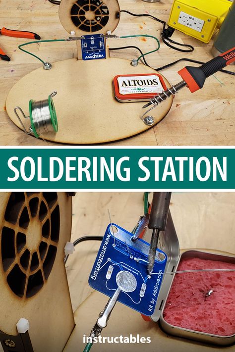 Soldering Tutorial, Makerspace Projects, Arduino Projects Diy, Workshop Tools, Computer Fan, Training Design, Paracord Tutorial, Soldering Tools, Soldering Station