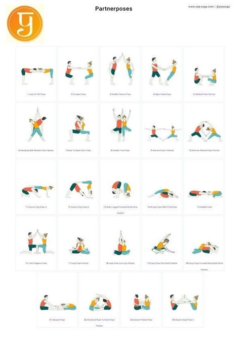 Yoga Challenge Couple, Partner Yoga Poses For Kids, Yoga For Couples, Partner Yoga Poses For Beginners, Yoga Couple Poses, Kid Yoga Poses, Poses For Digestion, Couples Yoga Challenge, Kids Yoga Games