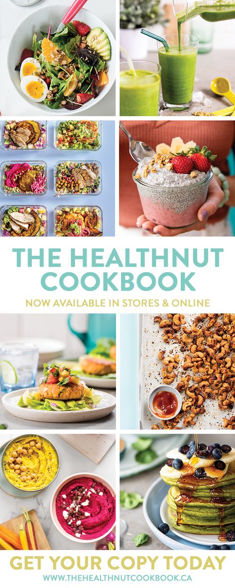 Over 100 new easy, healthy, and delicious meals! Breakfast, nourishing snacks and drinks, salads, plates and bowls, and sweets! No labels, no counting, no fuss. Just healthy delicious meals from YouTube sensation Nikole Goncalves of HealthNut Nutrition! Nourishing Snacks, Healthnut Nutrition, Meals Breakfast, Best Healthy Dinner Recipes, Youtube Sensation, Nourishing Foods, Healthy Delicious, Delicious Meals, Easy Weeknight Meals