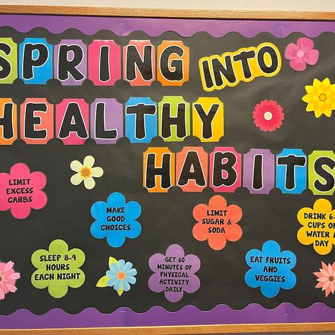 Spring Health Habits Bulletin Board/door Decor Kit for Nurses' Office, School, Teacher Decor Instant Download PDF - Etsy Health Education Bulletin Boards, School Clinic Bulletin Board Ideas, Health Office Bulletin Board Ideas, School Nurse Bulletin Board Elementary, Employee Bulletin Board Ideas, School Nurse Bulletin Board Ideas, Mental Health Bulletin Board Ideas, School Nurse Office Door, Mental Health Bulletin Board