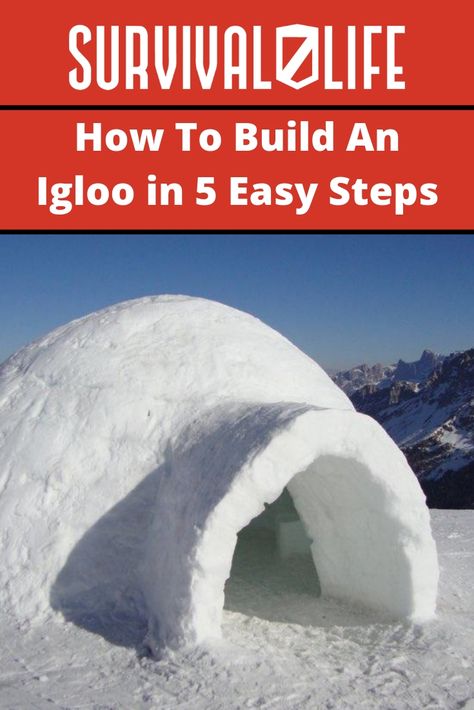 Check out How To Build An Igloo in 5 Easy Steps at https://survivallife.com/how-to-build-igloo/ Igloo Diy, Diy Igloo Outdoor, Snow Fort Ideas, Backyard Igloo Diy, How To Build An Igloo, Snow Igloo, Snow Igloo Diy How To Build, Gingerbread Igloo, How To Make An Igloo Out Of Milk Jugs