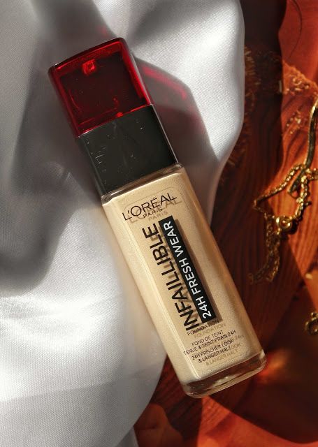 Review | L'Oreal Infallible 24H Fresh Wear Foundation Loreal Makeup Products, Base Loreal, Loreal Infallible Foundation, Loreal Foundation, Maybelline Products, Infallible Foundation, Amazon Skincare, Infallible Pro Matte, Paris Makeup