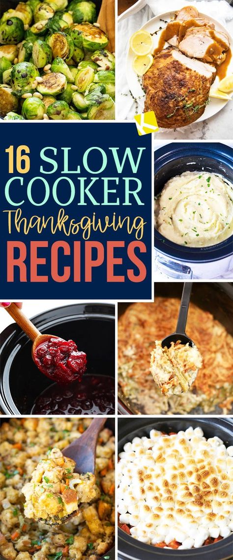 Thanksgiving Slow Cooker Recipes, Slow Cooker Thanksgiving, Thanksgiving Slow Cooker, Unique Thanksgiving Recipes, Crockpot Thanksgiving, Southern Thanksgiving Recipes, Veggie Lasagne, Thanksgiving Crockpot Recipes, Slow Cooker Turkey Breast