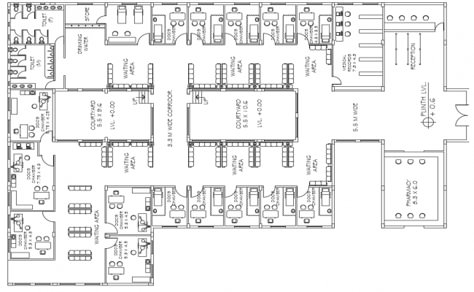 Small hospital building plan is given in this Autocad drawing file. Download the Autocad drawing file. Hospital Building Design Architecture, Hospital Map Design, 50 Bed Hospital Floor Plan, Hospital Floor Plan Layout, Small Hospital Plan, Hospital Blueprint, Hospital Design Architecture Floor Plans, Hospital Floor Plan Medical Center, Hospital Layout Floor Plans