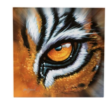 Eye Oil Painting, Africa Animals, Wildlife Paintings, Tiger Art, Gcse Art, Bottle Painting, Tigers Eye, Art Tips, Pencil Art