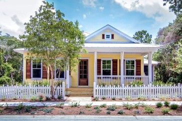 12 Charming Yellow Houses - Town & Country Living Yellow House Exterior, Shutter Ideas, Granny Cottage, Farmhouse Projects, Exterior Paint Schemes, Airbnb Ideas, Color Combinations Home, Yellow Paint Colors, Houses Architecture