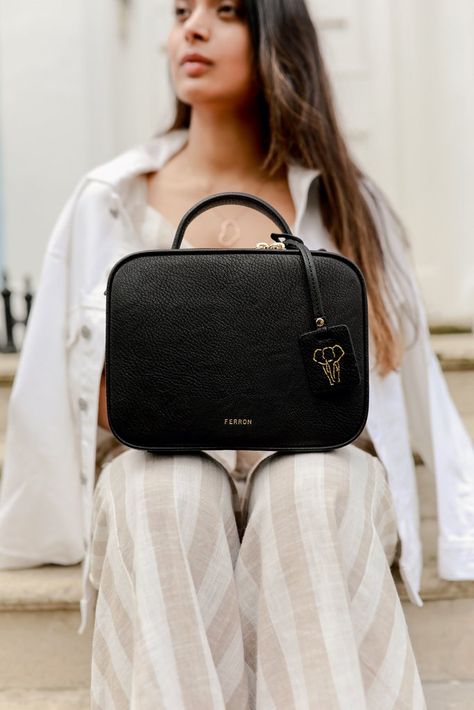 FERRON: A Vegan Bag Brand To Help Save Elephants - Eluxe Magazine #veganbags #veganstyle #veganhandbags #veganaccessories #ethicalfashion Vegan Gift Ideas, Treating Myself, Handbag Brands, Vegan French, Designer Leather Bags, French Patisserie, Vegan Bag, Vegan Style, Brand Handbags