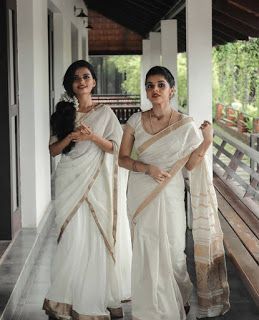 Set Saree Kerala, Kerala Traditional Saree, Royal Saree, Kerala Kasavu Saree, Saree Inspiration, Onam Outfits, Different Religions, Kerala Saree Blouse Designs, Onam Saree