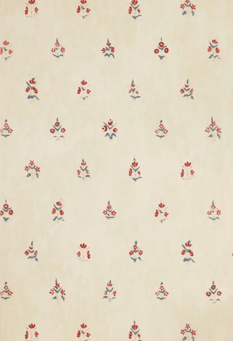 Bhavani Wallpaper W18 - Eye Catching Wallpaper, Vintage Textiles Patterns, Floral Textile, Regency Era, Collage Design, Red Wallpaper, Wallpaper Design, Good Notes, Room Wallpaper