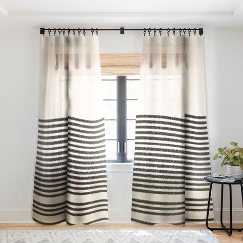 Mcm Curtains Window Treatments, Mixing Prints Decor, Monochrome Curtains, Pattern Curtains Bedroom, Southwestern Window Treatments, Modern Window Treatments Living Room, Curtains In Dining Room, Basement Curtains, Black And White Curtains