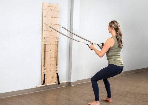 Pilates Springboard - Balanced Body Springboard Pilates Springboard, Home Workout Space, Spring Board, Pilates Equipment, Workout Space, Spring Boards, Resistance Training, Training Video, Body Workout