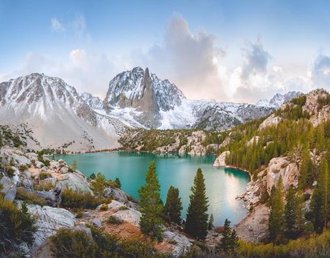 Temple Crag, Big Pine Lakes California Eastern Sierras, Summer Roadtrip, Lakes In California, Pine Lake, Summer Road Trip, California Travel, Oh The Places Youll Go, Vacation Destinations, Amazing Nature