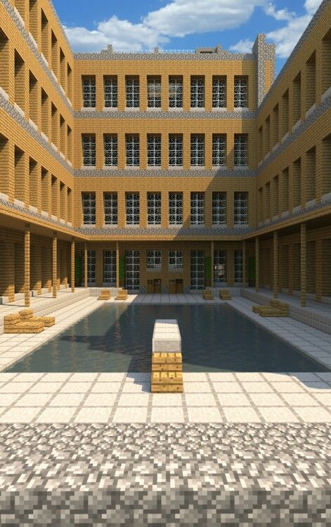 Wood hotel Minecraft Hotel, Minecraft City Buildings, City Model, Hotel Reception, Minecraft City, Lobby Interior, Minecraft Building, City Buildings, Hotel Lobby