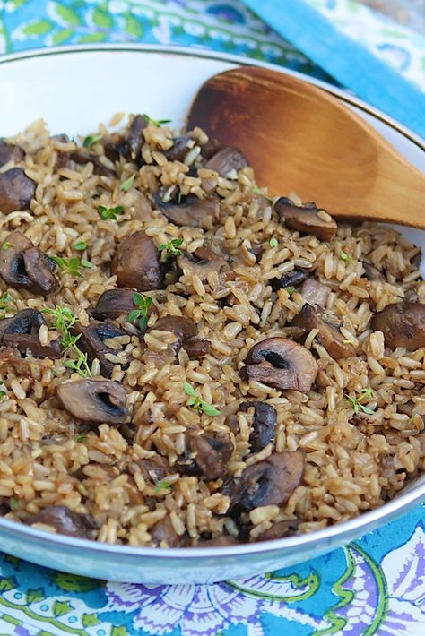 Baked Brown Rice, Brown Rice Cooking, Fenugreek Seed, Rice Sides, Brown Rice Recipe, Baked Rice, Brown Rice Recipes, Rice Side Dishes, Rice Side