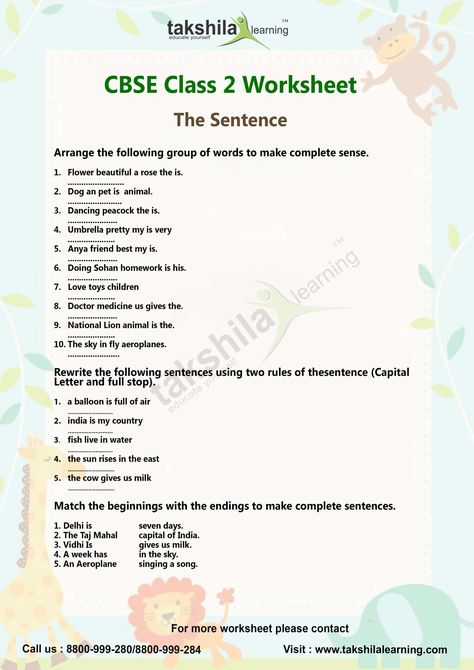 Worksheet For Class 2 English Grammar, Class2 English Worksheets, Cbse Class 2 Evs Worksheet, English Grammar Worksheets For Class 2, Cbse Class 3 English Worksheet, Class3 English Worksheet, Cbse Class 2 English Worksheet, Sentence Worksheet For Class 2, English Olympiad Grade 2