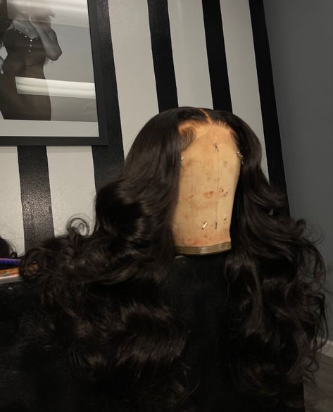 Curly 30 Inch Wig, Black Lace Front Wigs Styles, Prom Hairstyles Lace Wig, Lace Front Wigs Black, Curls Lace Front Wigs, Wig Aesthetics, Wig On Mannequin, Black Lace Front Wigs, Black Lace Wig