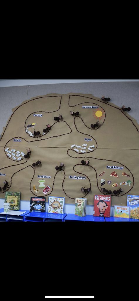 Ant Preschool Activities, Ant Hill Craft, Information Bulletin Boards, Farm Bulletin Board, Ant Habitat, Heart Group, Ant Hill, Ant Colony, Ant Farms