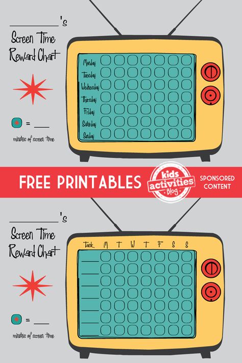 Free Printable Screen Time Reward Charts brought to you by #LifeOnFiOS Screen Time Reward Chart, Screen Time Chart, Limit Screen Time, Giraffe Coloring Pages, Screen Time Rules, Printable Reward Charts, Incentive Chart, Reward Charts, Limiting Screen Time