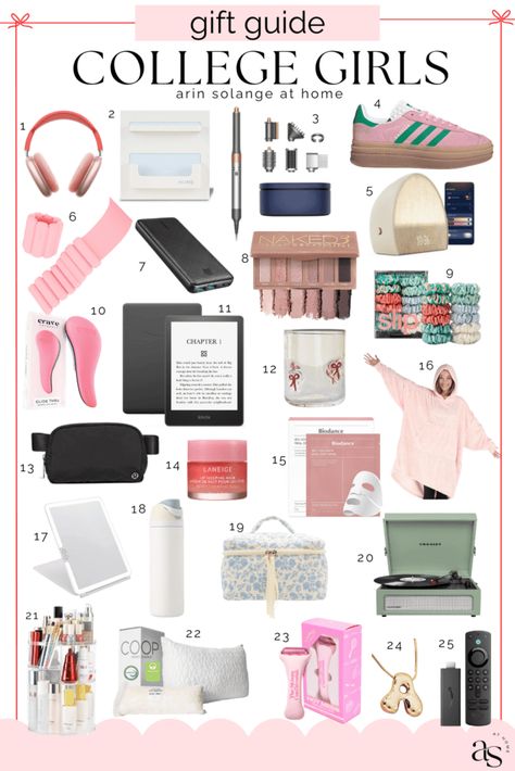 The Best Gifts for College Girls: 20 Gifts For College Students - arinsolangeathome Gifts For Girls Going To College, Best Gifts For College Students, Gifts For College Girls Ideas, College Student Gift Ideas, Gifts For College Girl, Gifts For Kpop Fans, Christmas Gifts For College Students, College Girl Christmas Gifts, Gifts For College Girls