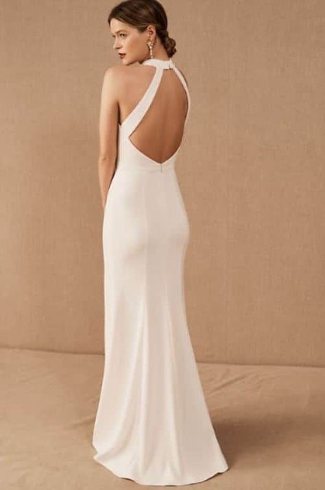 100 of Our Favorite Wedding Dresses Under $1500 from The Budget Savvy Bride. Browse affordable wedding dresses from Azazie, David's Bridal, BHLDN, Pia Gladys Perey, and Vow'd all under $1500 Wedding Dress Halter Top, Halter Top Wedding Dress, Dc Elopement, Halter Wedding, Reception Gown, Anthropologie Wedding, Allure Bridals, Gown Styles, Top Wedding Dresses