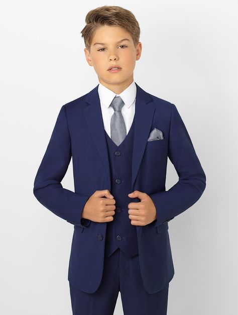 Blue Prom Suit, Navy Suit Wedding, Modern Fit Suit, Textured Shirt, Navy Blue Suit, Navy Suit, Wedding Suit