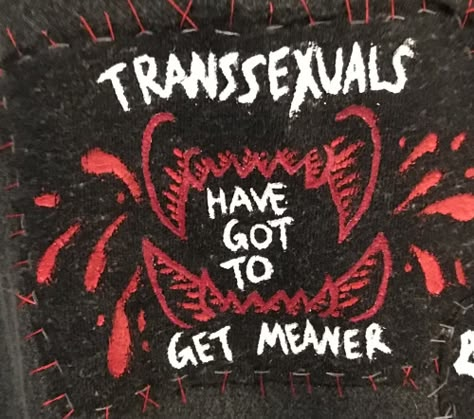 Queer Punk, Trans Art, Protest Art, Punk Patches, Battle Jacket, Queer Art, Diy Patches, Punk Rock, Anger