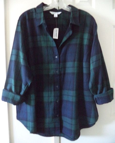 #ad Great shopping ideas for Classic Fit Emerald Forest Green Blue Black Plaid Cotton Flannel Shirt 2X 3X 4X, Women's Top Blue Plaid Outfit, Teal Outfits, Emerald Forest, Green Plaid Shirt, Plaid Shirt Women, Green Flannel, Blue Flannel, Blue Plaid Shirt, Black Plaid