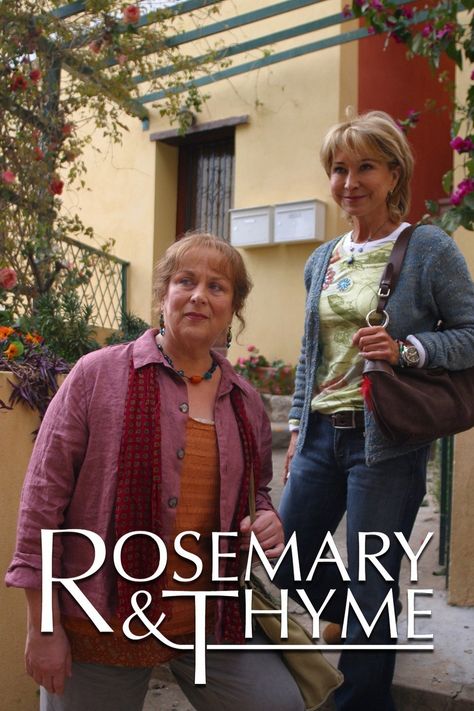 "Rosemary and Thyme" is a wonderful British TV series starring Felicity Kendal and Pam Ferris as 2 gardeners who work in, and create, amazing gardens and solve murders. Felicity Kendal, British Mysteries, British Country Style, Cosy Mysteries, Mystery Show, Uk Actors, British Sitcoms, Rosemary And Thyme, Cosy Cottage