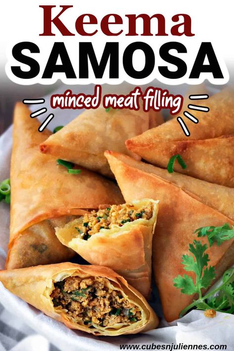 Lamb Samosa Recipe Indian, Veg Samosa Filling, Sambousak Recipe, Beef Samosa Filling, Kheema Samosa Recipe, Samosa Recipe Beef, Indian Minced Beef Recipes, Samosa Filling Ideas, African Samosa Recipe