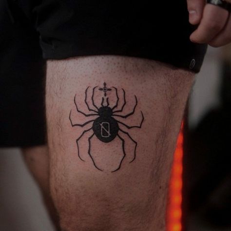 Phantom Troupe Spider Tattoo Chrollo, Chrollo Lucifer Spider Tattoo, Genei Ryodan Tattoo, Chrollo Spider Tattoo, Chrollo Tattoo, Phantom Troupe Spider Tattoo, Hxh Spider Tattoo, Phantom Troupe Spider, Spider Tattoo Ideas