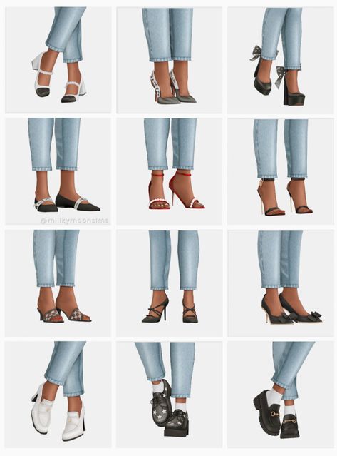 ashley's finds Sims 3 Shoes Cc, Sims 4 Loafers, Sims 4 Cc Maxis Match Shoes, Sims 3 Shoes, Cc Shoes, Sims 4 Cc Shoes, Buckle Loafers, Oxford Platform, Effortless Hairstyles