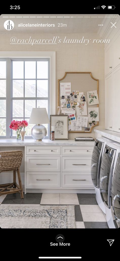 Tan Rooms, Luxe Laundry, Alice Lane Home, Best White Paint, Mud Rooms, Rachel Parcell, White Drawers, Laundry Room Storage, Laundry Mud Room