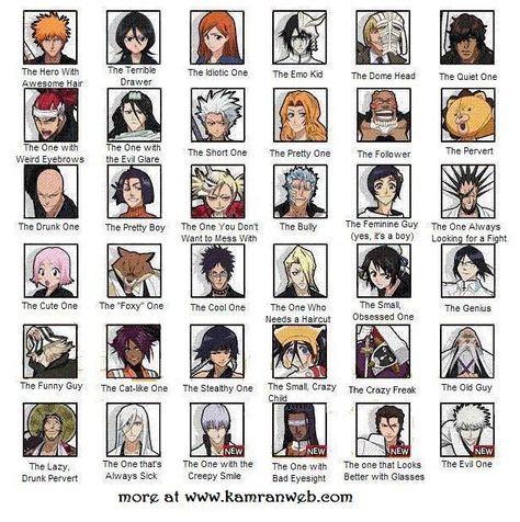 Bleach Crazy Eyebrows, Aizen Sousuke, Anime English, Bleach Funny, Female Character Names, Soul Reaper, Toshiro Hitsugaya, Anime Character Names, Soul Society